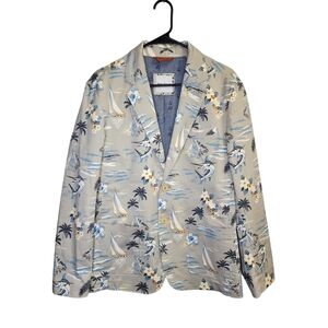 Tommy Bahama Sail-A-Way Boracay Khaki Blazer Suit Jacket Size Small